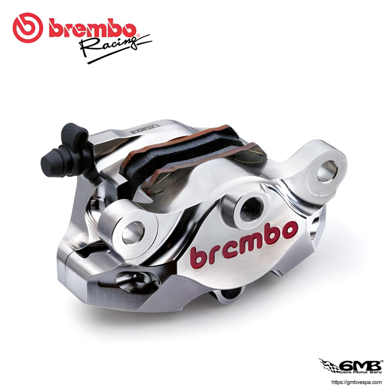 Brembo CNC Racing Caliper P2 Nickel