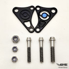 1O1 Factory High Rear Adaptor Vespa Sprint, Primavera, LX, S Black