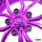 1O1 Factory R.E.M 12"  Forged Wheel Set Purple