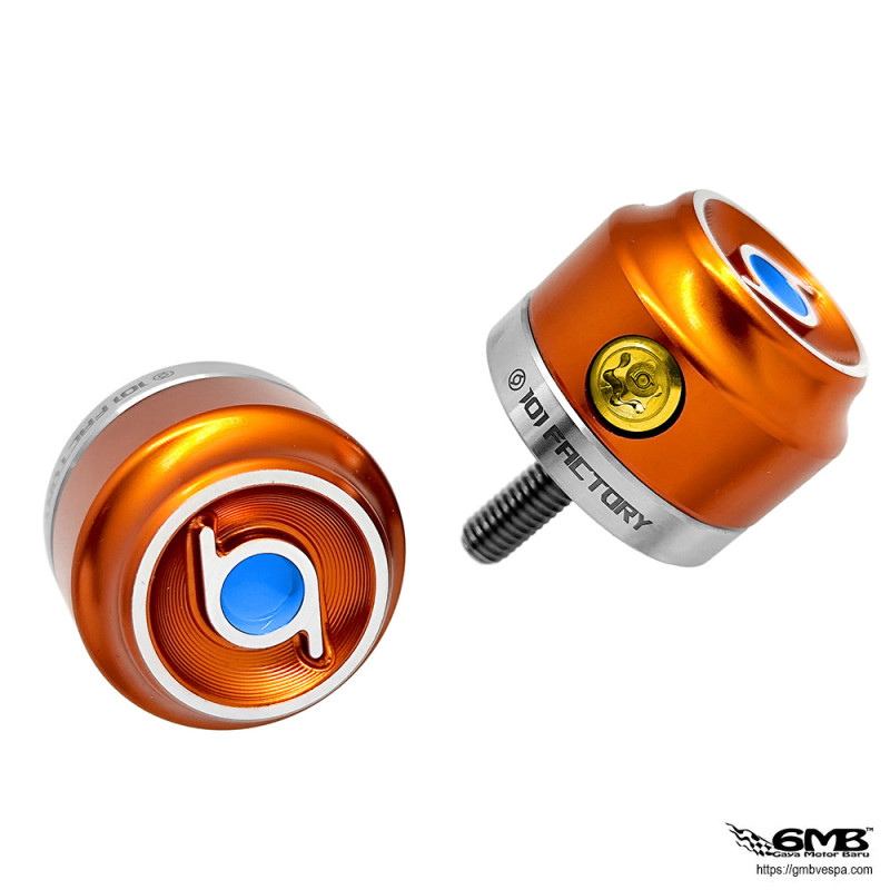 1o1 Factory HQ Bar End Vespa GTS Orange