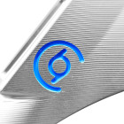 1O1 Factory Air Disc Cooler Vespa Sprint Silver