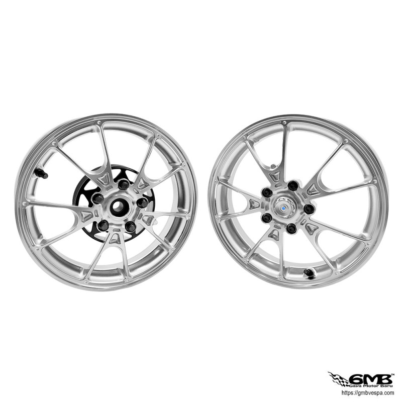 1O1 Factory Wheel Set PN`2 Series 12" - Silver Color