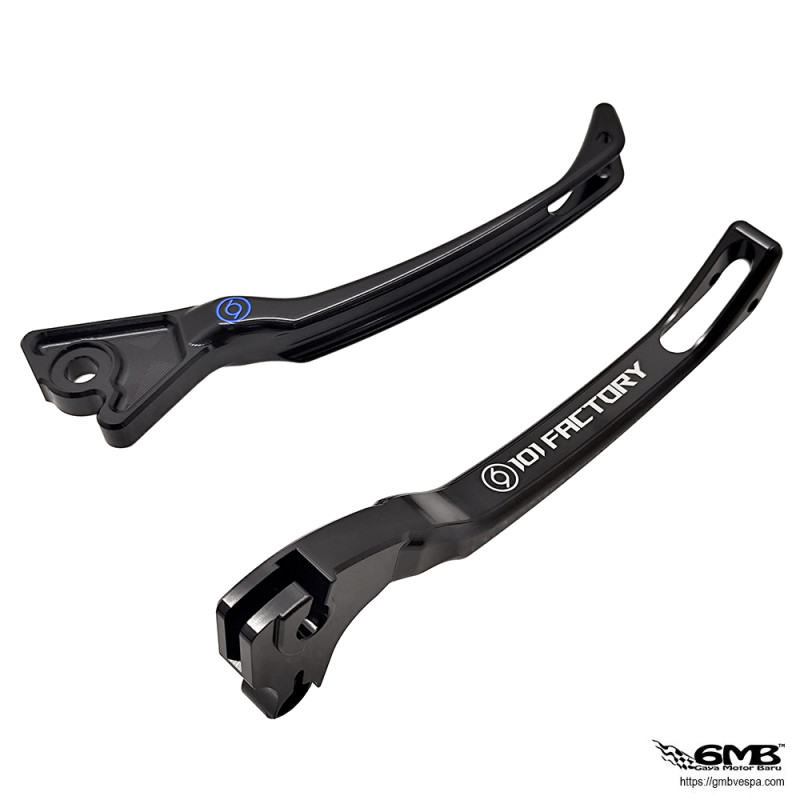 1O1 Factory CNC Brake Lever for Vespa Sprint Black Ver 2.0