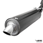 Simonini Racing Exhaust Right Hand Side Black With Carbon Silencer