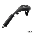 Simonini Racing Exhaust Right Hand Side Black With Carbon Silencer