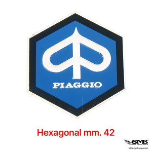 CIF Badge Hexagonal Legshield Vespa Sprint/Super