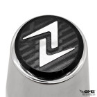 Zelioni Bar end Vespa GTS Chrome With Black Logo