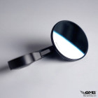 HD Corse Round Shape Back Mirror Black