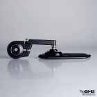 HD Corse Diamond Style Back Mirror Black