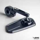 HD Corse Diamond Style Back Mirror Black