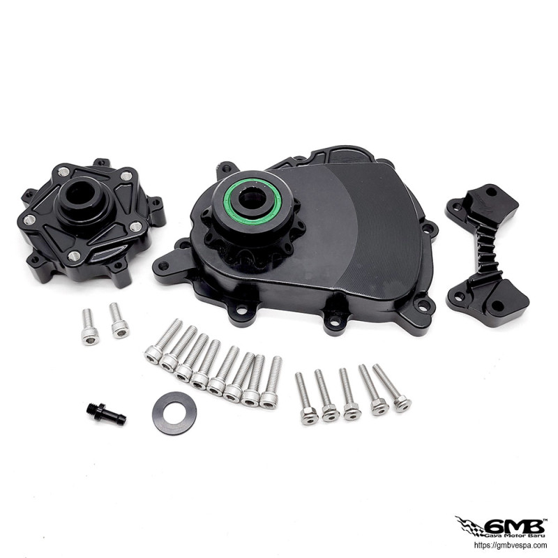 HT Factory Rear Disc Brake CNC Kit Vespa Sprint Black 