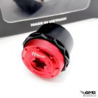 HT Factory Bolt Rear Axe Cover Vespa Sprint (also fit for front pulley) Black Red