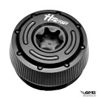HT Factory Bolt Rear Axe Cover Vespa Sprint (also fit for front pulley) Black Silver