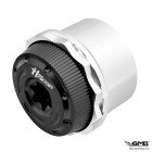 HT Factory Bolt Rear Axe Cover Vespa Sprint (also fit for front pulley) Black Silver