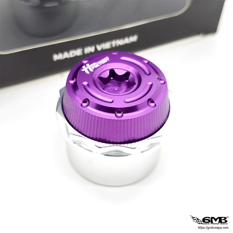 HT Factory Bolt Rear Axe Cover Vespa Sprint (also fit for front pulley) Silver Purple