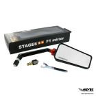 Stage6 Mirror F1 Look thread M8 x 20mm Black (PAIR)