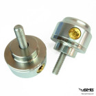 1o1 Factory HQ Bar End Vespa Sprint & Primavera Silver