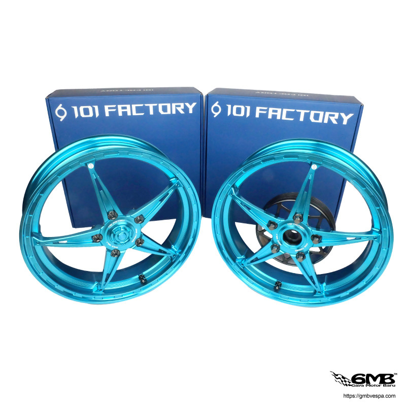1O1 Factory Wheel Set P145 Series 12" - Pepsi Blue Color