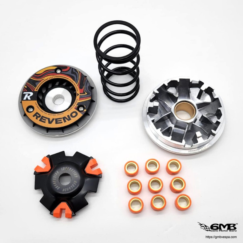 Reveno Variator Vespa Sprint & Primavera 150cc Hawaian Orange