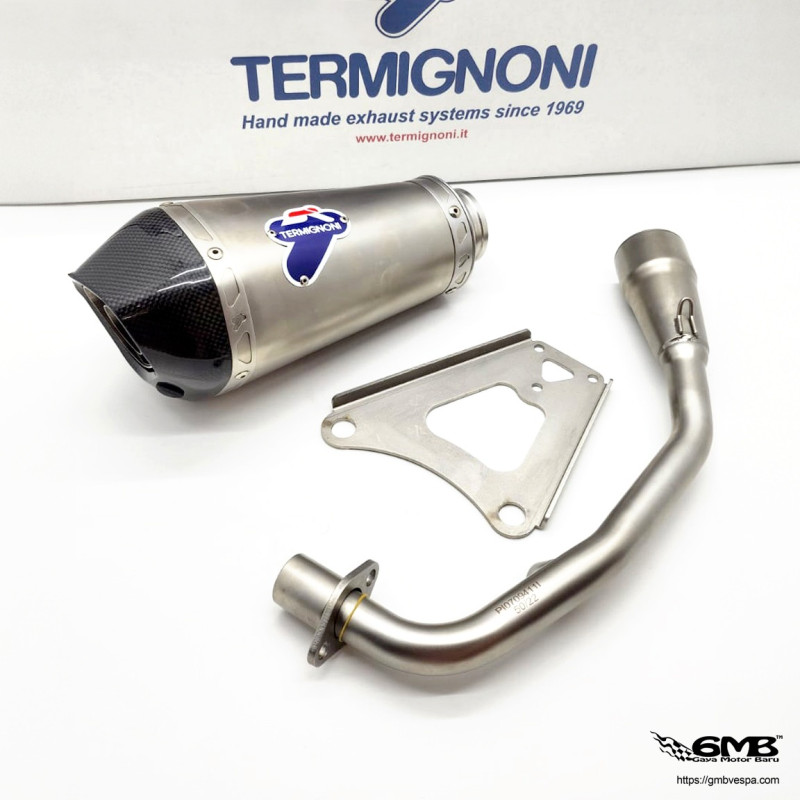Termignoni Exhaust Vespa Sprint & Primavera 150 Iget (Silver)