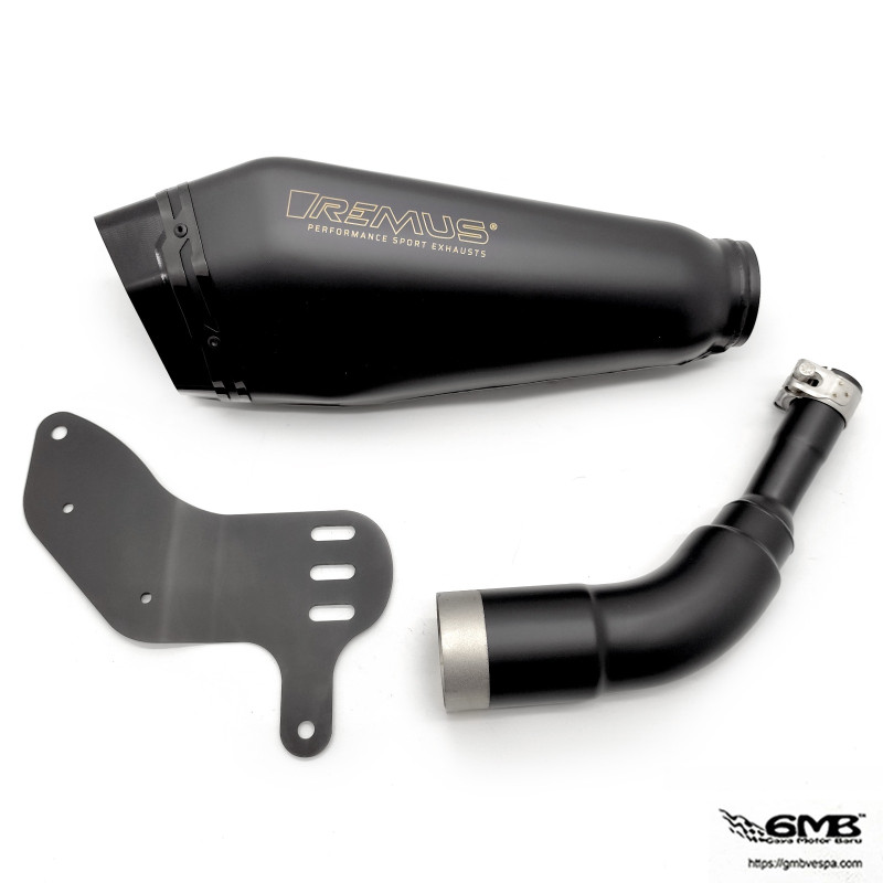 Remus RS All Black Vespa GTV-GTS300cc (slip on)