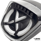 XStorm Stop Lamp Vespa Sprint & Primavera Black on Black White LED