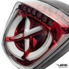 XStorm Stop Lamp Vespa Sprint & Primavera Black Red