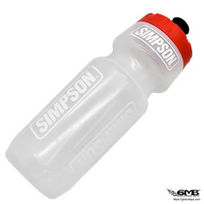 Simpson Original Water Bottle Clear Red Cap