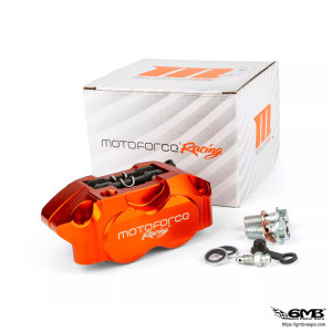 MotoForce Caliper 4 Piston Racing Orange