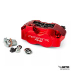 MotoForce Caliper 4 Piston Racing Red