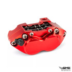 MotoForce Caliper 4 Piston Racing Red