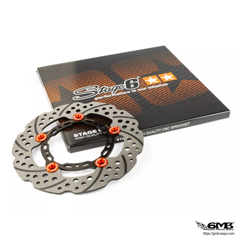 Stage6 Racing Disc Brake 200mm Floating Vespa Sprint,LX,ZIP,Primavera,S