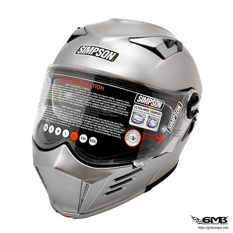 Simpson Darksome Solid Gunmetal (modular) Size XL