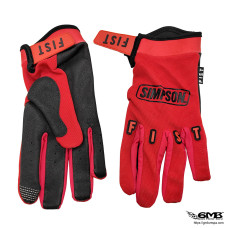 Simpson Glove Fist Fury Red Size L 