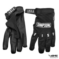 Simpson Glove Fist Logo Black/White Size XXL 