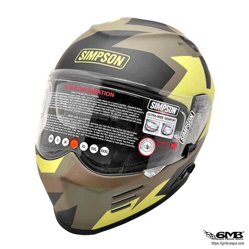 Simpson Helmet Venom Comanche Size L