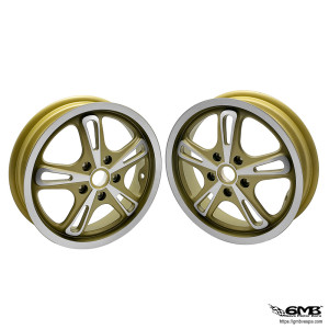 Soca Wheel R-AF 12 Inches Set Vespa GTS Silver Gol...