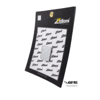 Zelioni Chrome Badge Checkered