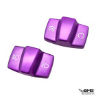 Apexx Factory CNC Switch Cover Set Purple