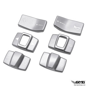 Apexx Factory CNC Switch Cover Set Silver