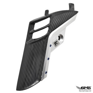 Apexx Factory Shock Cover 3D Silver Carbon