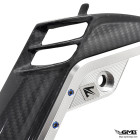 Apexx Factory Shock Cover 3D Silver Carbon