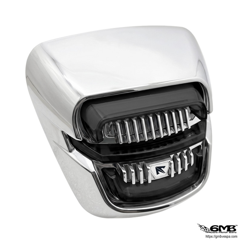 Apexx Factory Stop Lamp Vespa Sprint Chrome Black Lens