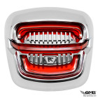 Apexx Factory Stop Lamp Vespa Sprint Chrome Red Lens