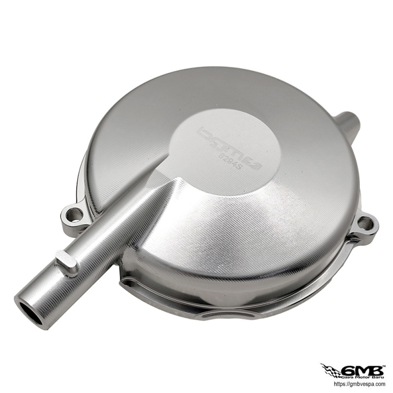 BGM Pro Superstrong Clutch Cover Silver Vespa PX,Sprint,Super (CNC Milled)