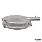 BGM Pro Superstrong Clutch Cover Silver Vespa PX,Sprint,Super (CNC Milled)