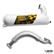 Pinasco Racing Exhaust Banana White Edition Vespa ...