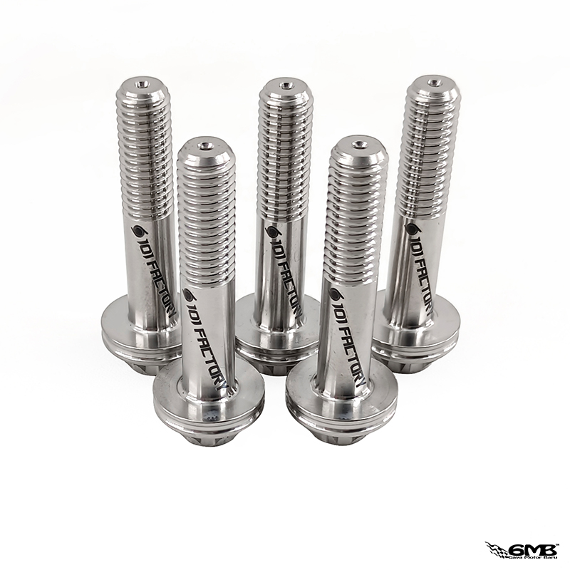 1O1 Factory Titanium Bolts For Front Wheel - Chrome