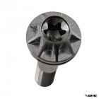 1O1 Factory Titanium Bolts For Front Wheel - Chrome