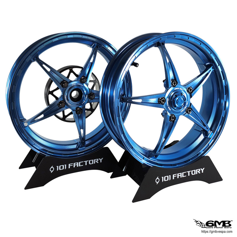 1O1 Factory Wheel Set P145 Series 12" - Blue Color
